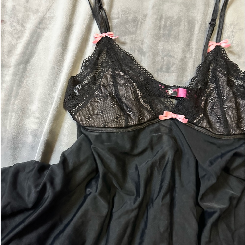 size M see through night gown